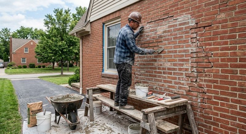 Brick Masonry Repair in Apex, NC
