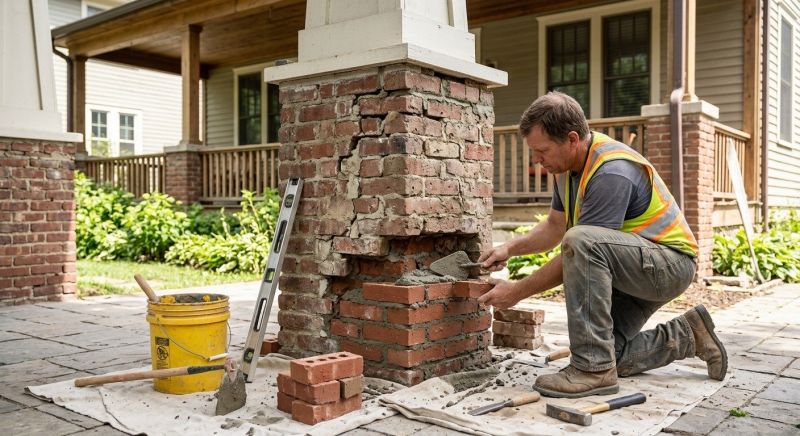 Brick Restoration in Johnston County, NC