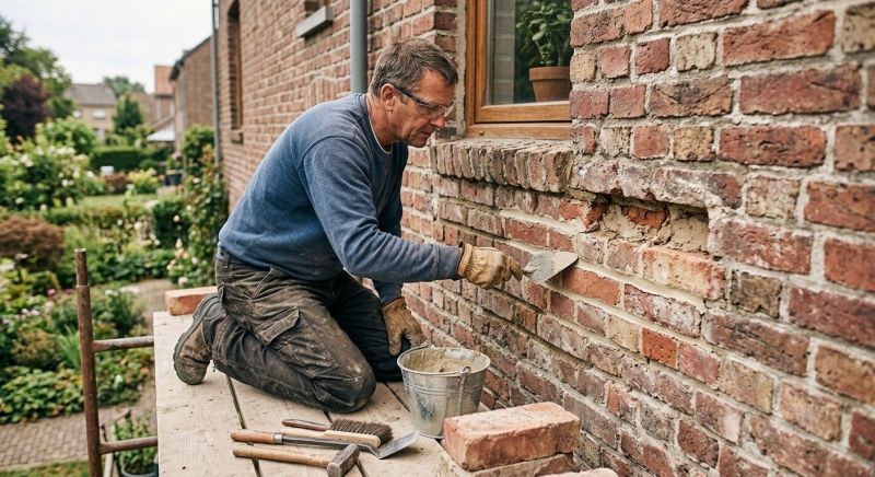 Brick Stairs Repair in Cary, NC