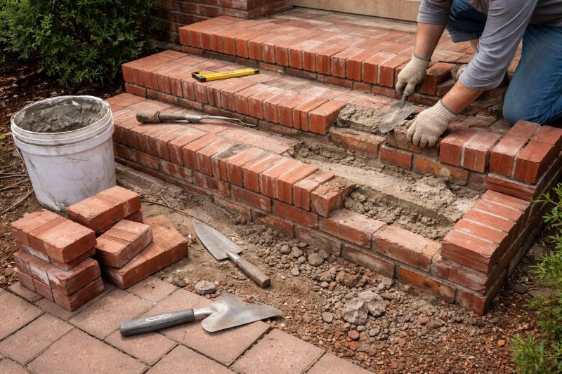 Brick Stairs Repair in Clayton, NC