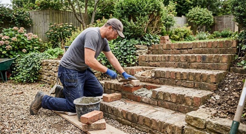 Brick Stairs Repair in Wendell, NC