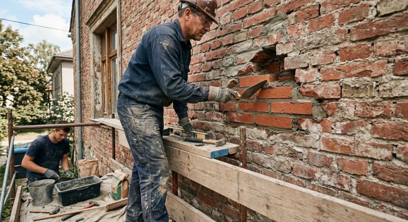 Brick Wall Repair in Fuquay Varina, NC