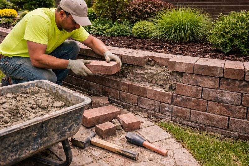 Brick Wall Repair in Garner, NC