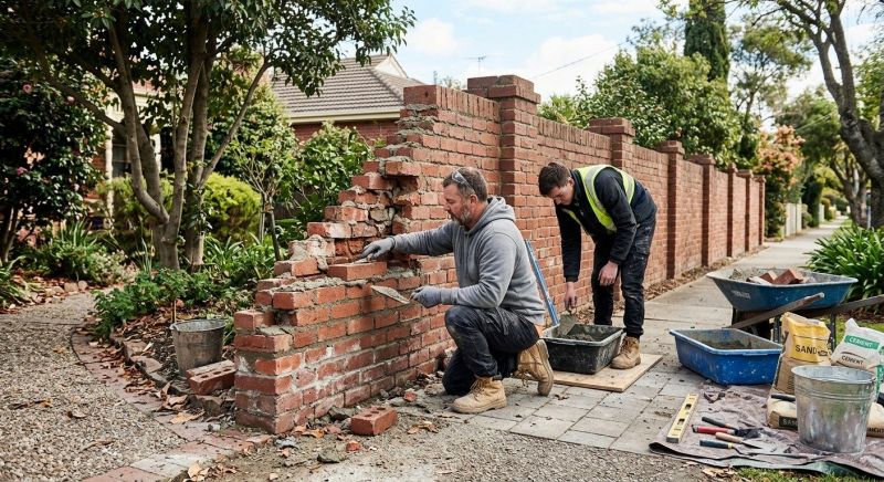 Brick Wall Repair in Holly Springs, NC