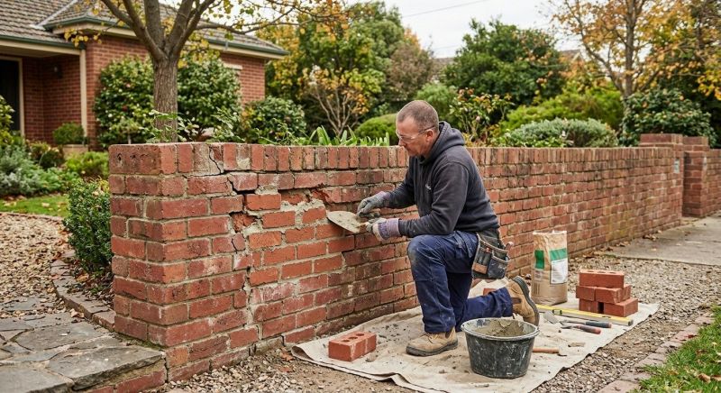Brick Wall Repair in Johnston County, NC