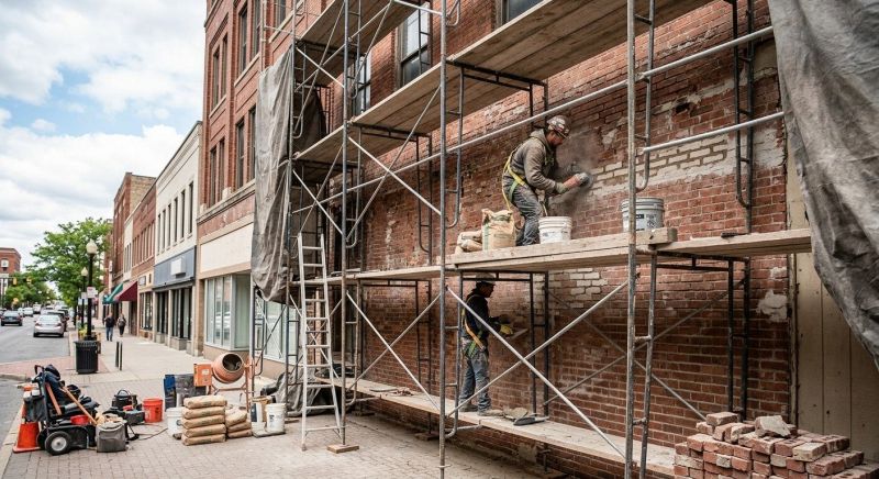 Commercial Masonry Repair in Fuquay Varina, NC