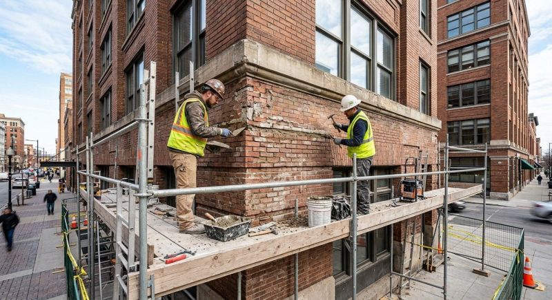 Commercial Masonry Repair in Wake Forest, NC