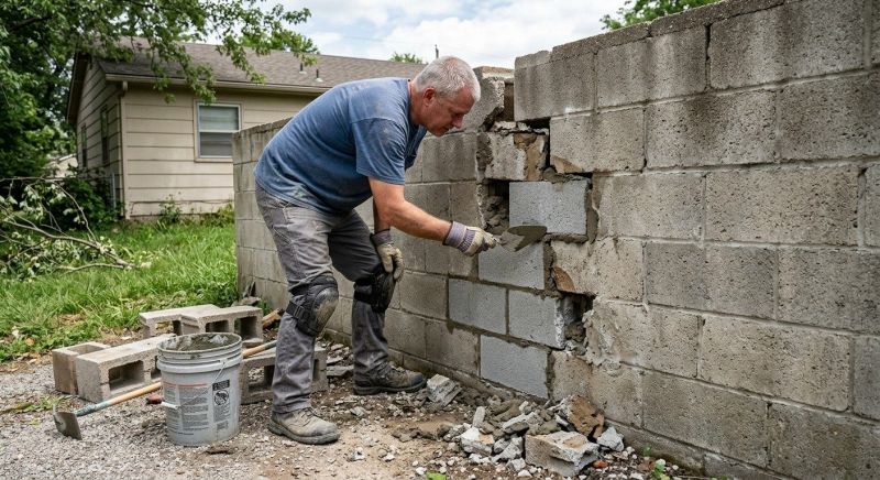 Concrete Block Repair in Dunn, NC