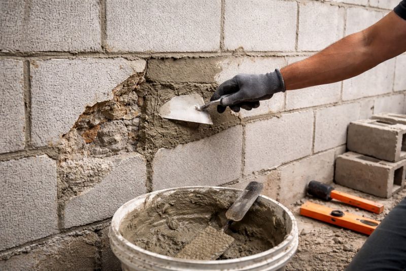 Concrete Block Repair in Garner, NC