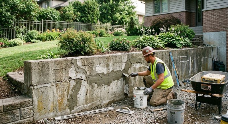Retaining Wall Repair in Benson, NC