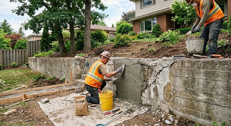 Retaining Wall Repair in Dunn, NC