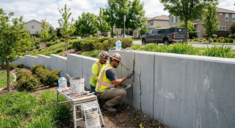 Retaining Wall Repair in Garner, NC