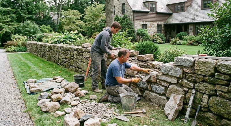 Retaining Wall Repair in Johnston County, NC