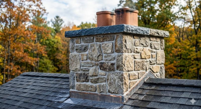 Stone Chimney Installation in Benson, NC