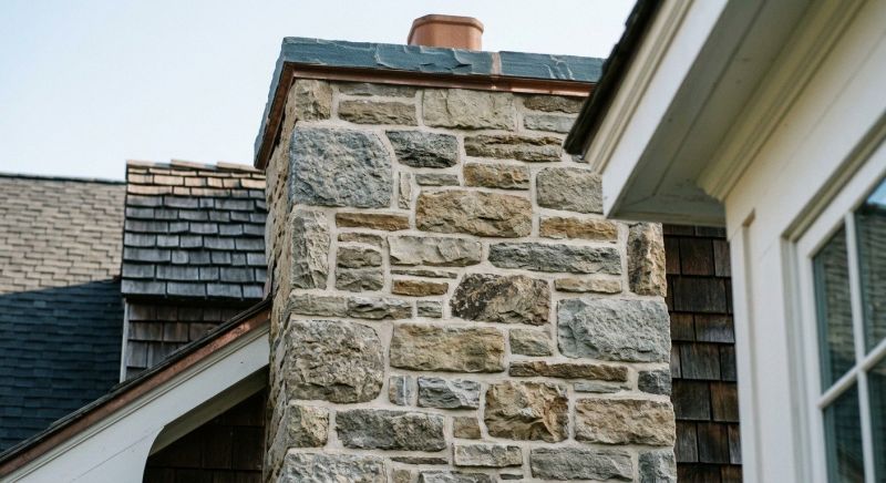 Stone Chimney Installation in Cary, NC