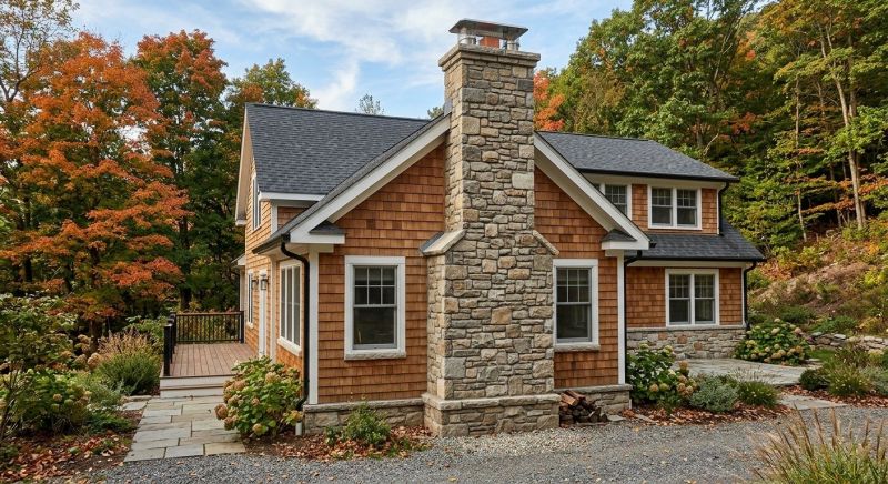 Stone Chimney Installation in Fuquay Varina, NC