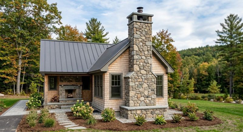 Stone Chimney Installation in Wake County, NC