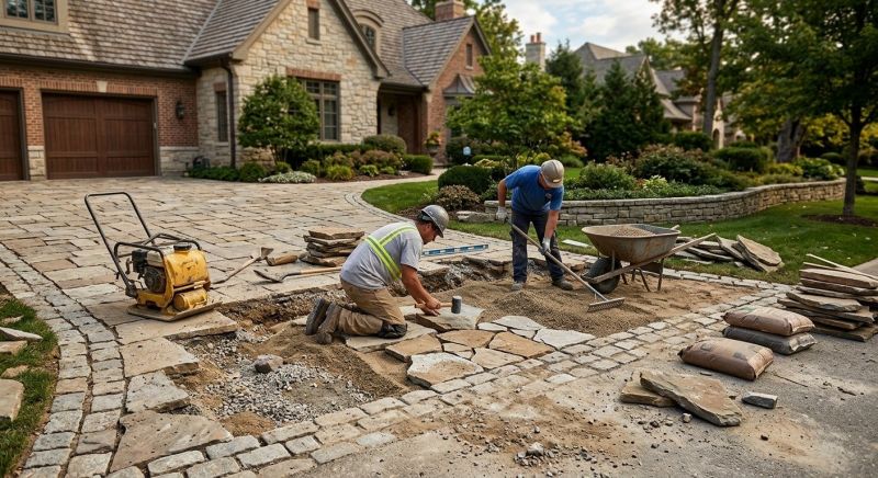 Stone Driveway Repair in Clayton, NC