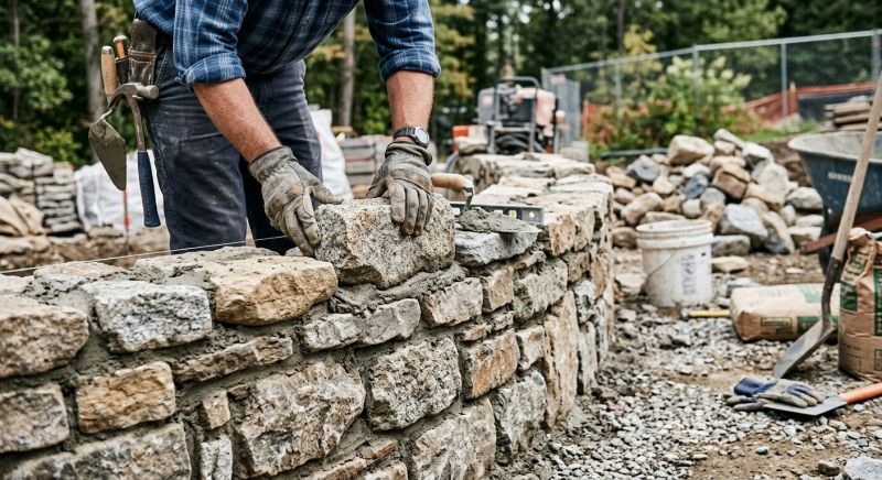 Stonework Installation in Benson, NC